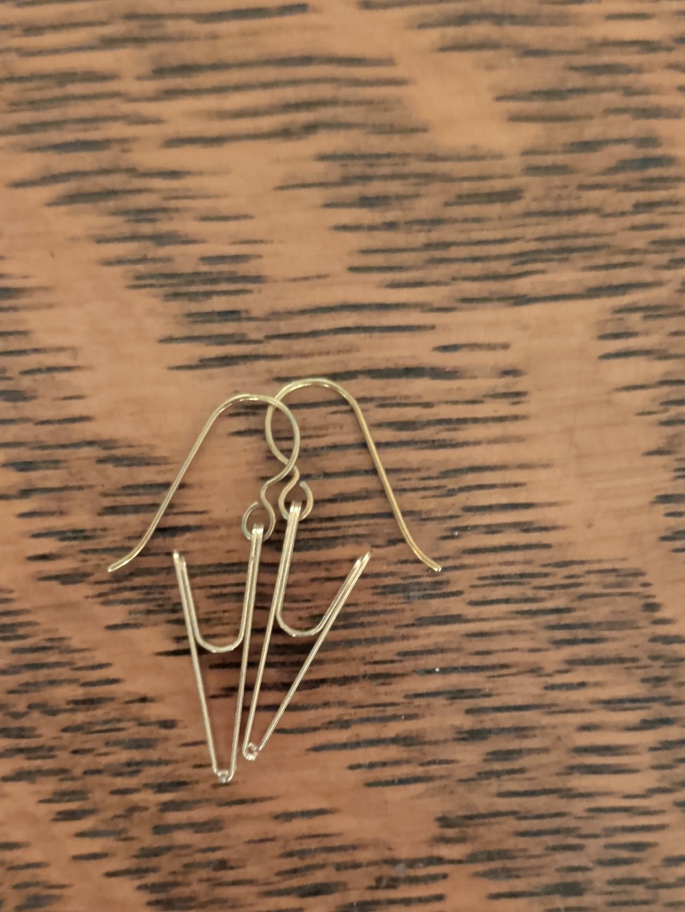 Gold Drop Dangle Earrings - Elegant Minimalist Design